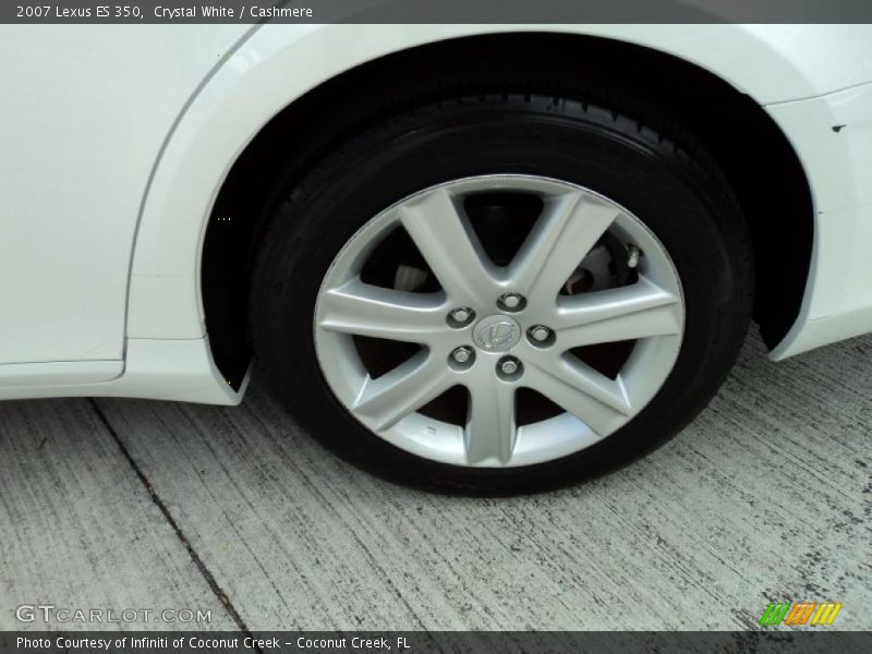 Crystal White / Cashmere 2007 Lexus ES 350
