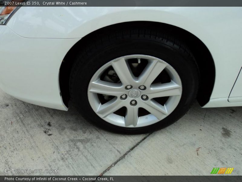 Crystal White / Cashmere 2007 Lexus ES 350