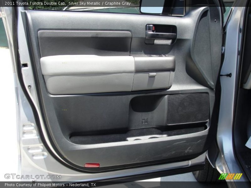 Silver Sky Metallic / Graphite Gray 2011 Toyota Tundra Double Cab
