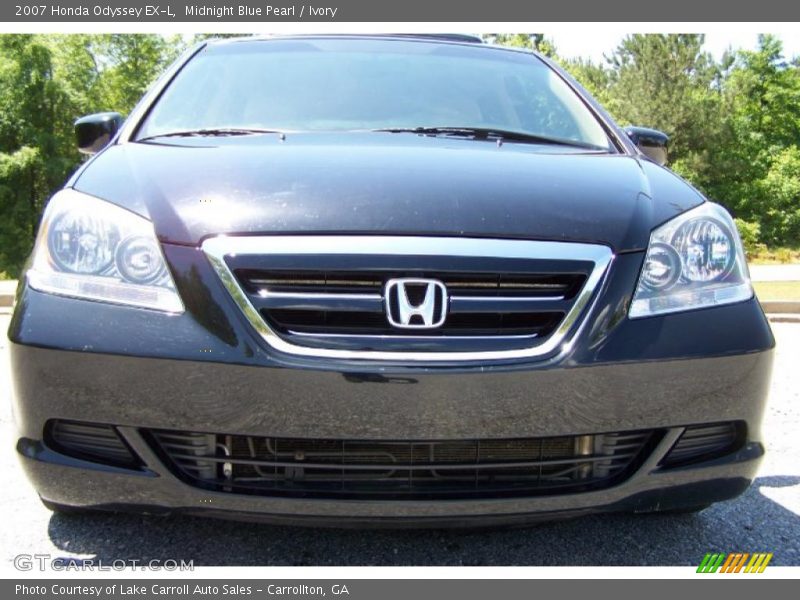 Midnight Blue Pearl / Ivory 2007 Honda Odyssey EX-L