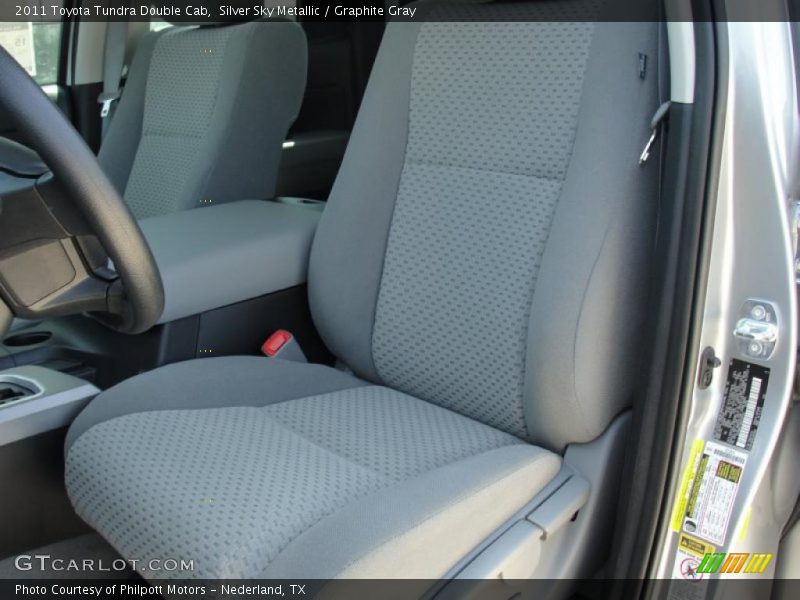 Silver Sky Metallic / Graphite Gray 2011 Toyota Tundra Double Cab