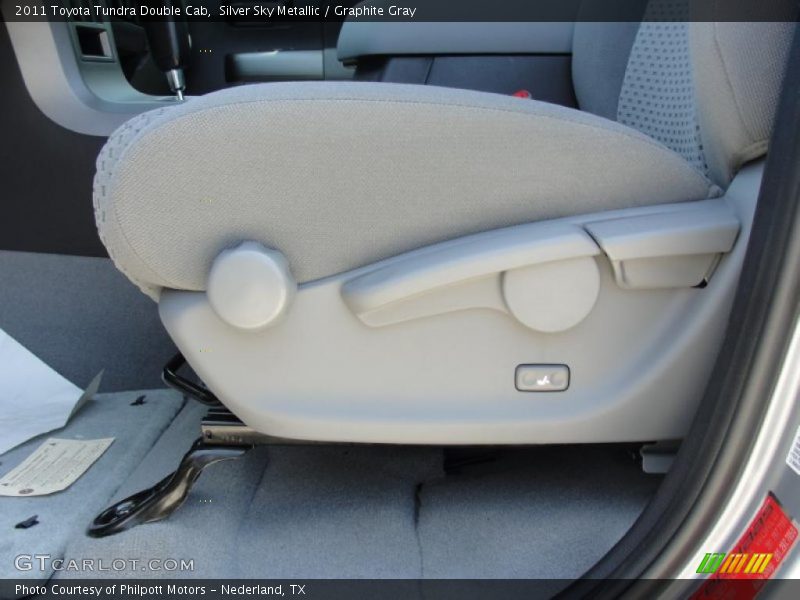 Silver Sky Metallic / Graphite Gray 2011 Toyota Tundra Double Cab