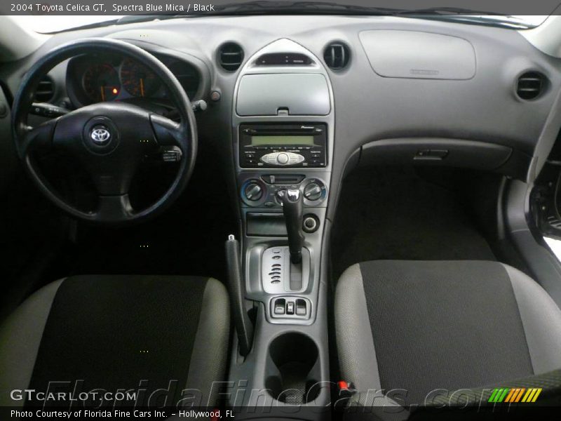 Spectra Blue Mica / Black 2004 Toyota Celica GT