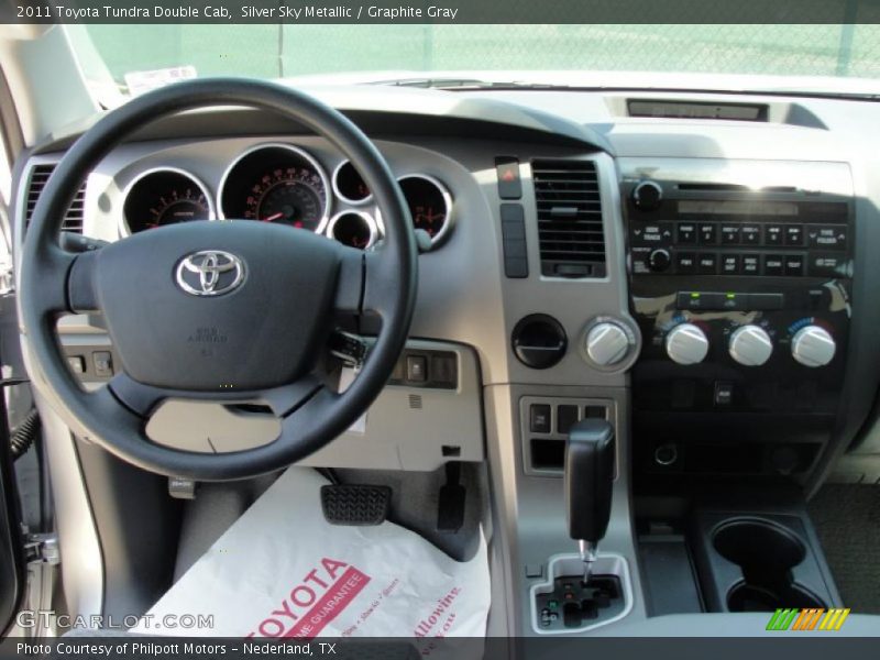 Silver Sky Metallic / Graphite Gray 2011 Toyota Tundra Double Cab