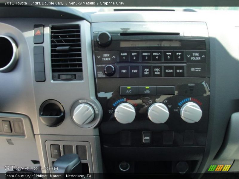Silver Sky Metallic / Graphite Gray 2011 Toyota Tundra Double Cab