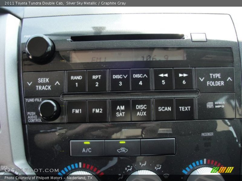 Silver Sky Metallic / Graphite Gray 2011 Toyota Tundra Double Cab