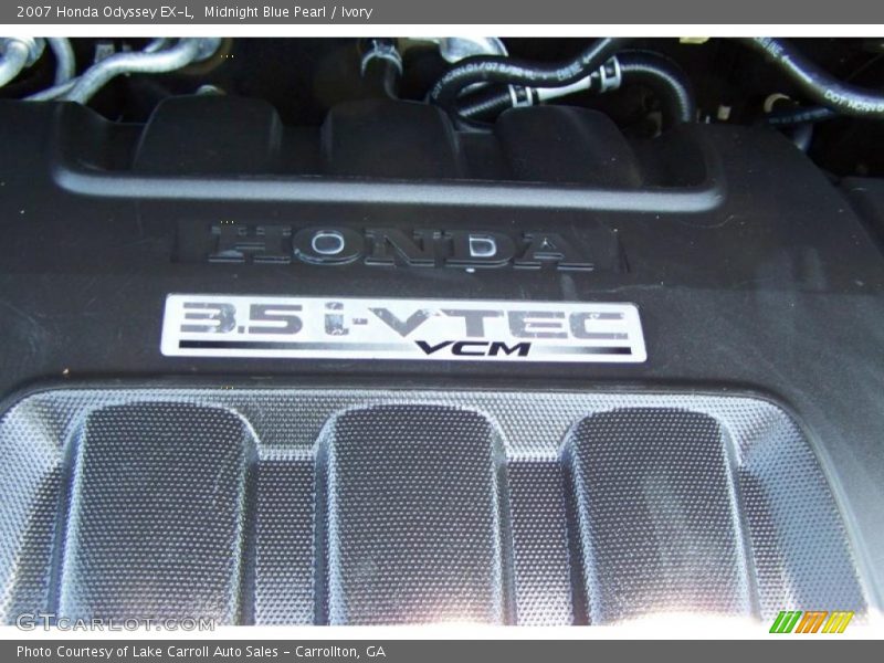 Midnight Blue Pearl / Ivory 2007 Honda Odyssey EX-L