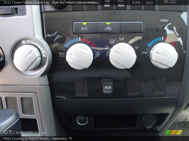 Silver Sky Metallic / Graphite Gray 2011 Toyota Tundra Double Cab