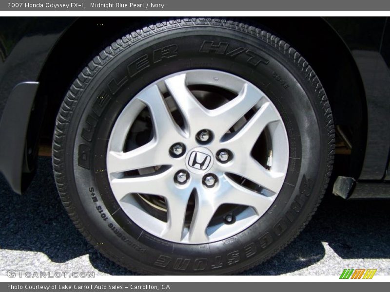 Midnight Blue Pearl / Ivory 2007 Honda Odyssey EX-L
