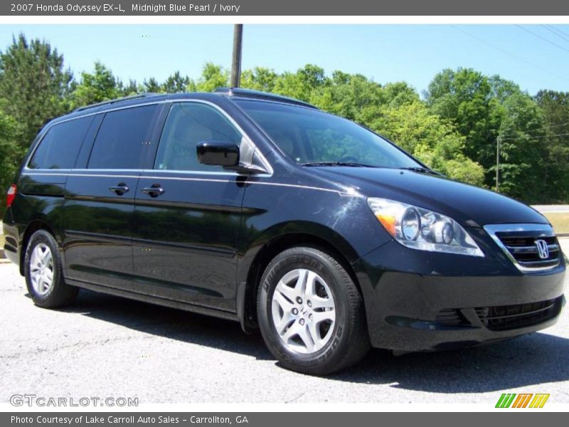 Midnight Blue Pearl / Ivory 2007 Honda Odyssey EX-L