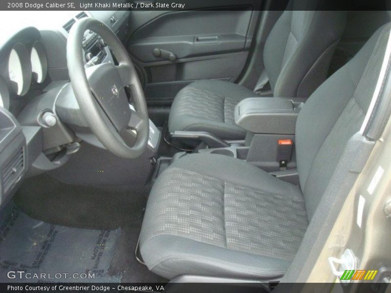 Light Khaki Metallic / Dark Slate Gray 2008 Dodge Caliber SE