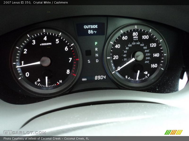 Crystal White / Cashmere 2007 Lexus ES 350