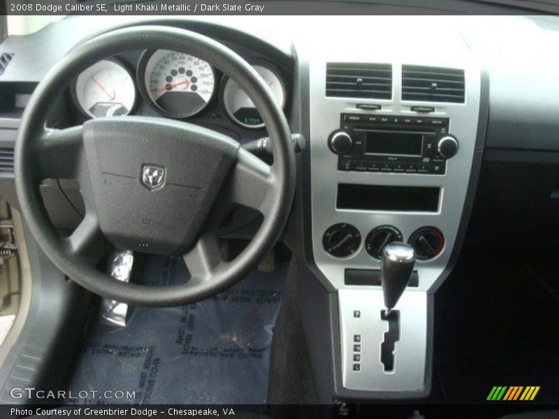 Light Khaki Metallic / Dark Slate Gray 2008 Dodge Caliber SE