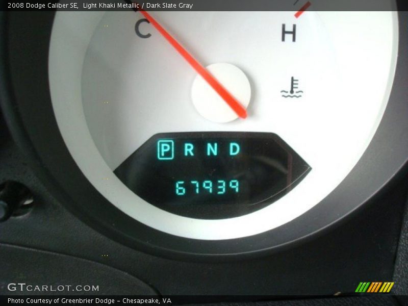 Light Khaki Metallic / Dark Slate Gray 2008 Dodge Caliber SE