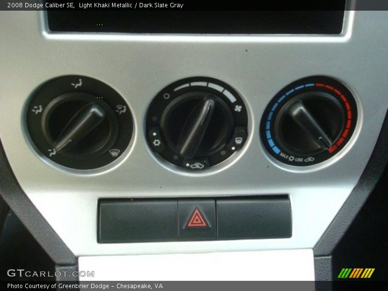 Light Khaki Metallic / Dark Slate Gray 2008 Dodge Caliber SE