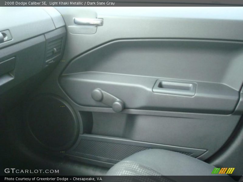 Light Khaki Metallic / Dark Slate Gray 2008 Dodge Caliber SE