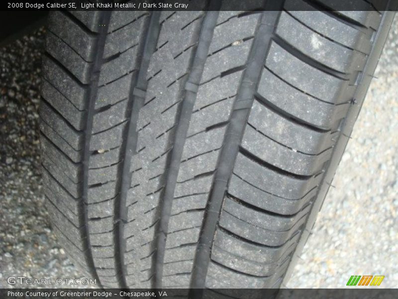 Light Khaki Metallic / Dark Slate Gray 2008 Dodge Caliber SE