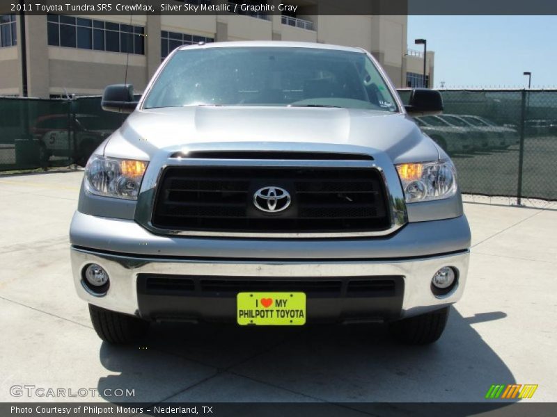 Silver Sky Metallic / Graphite Gray 2011 Toyota Tundra SR5 CrewMax