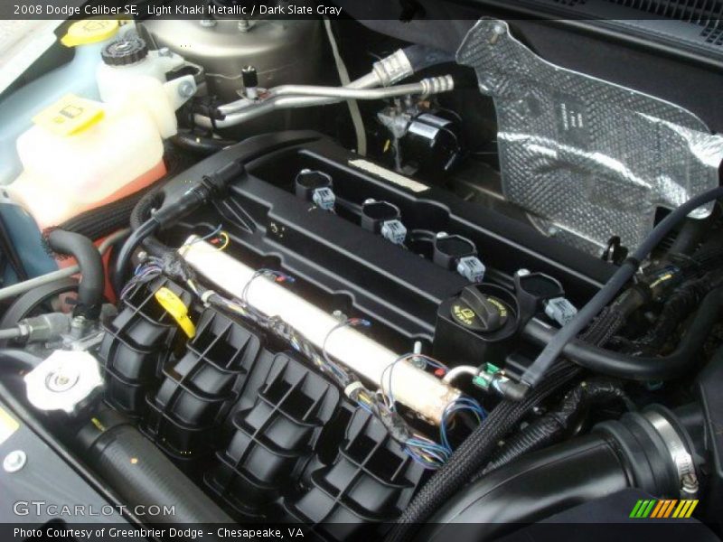 Light Khaki Metallic / Dark Slate Gray 2008 Dodge Caliber SE