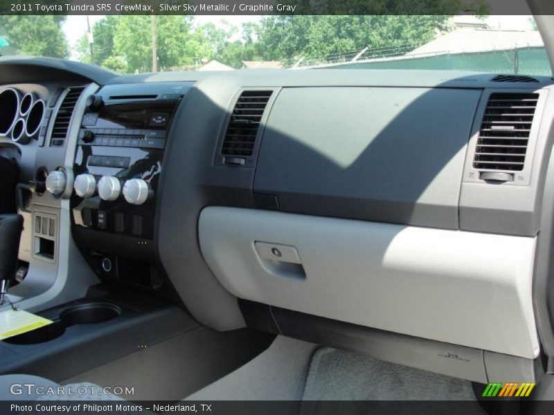Silver Sky Metallic / Graphite Gray 2011 Toyota Tundra SR5 CrewMax