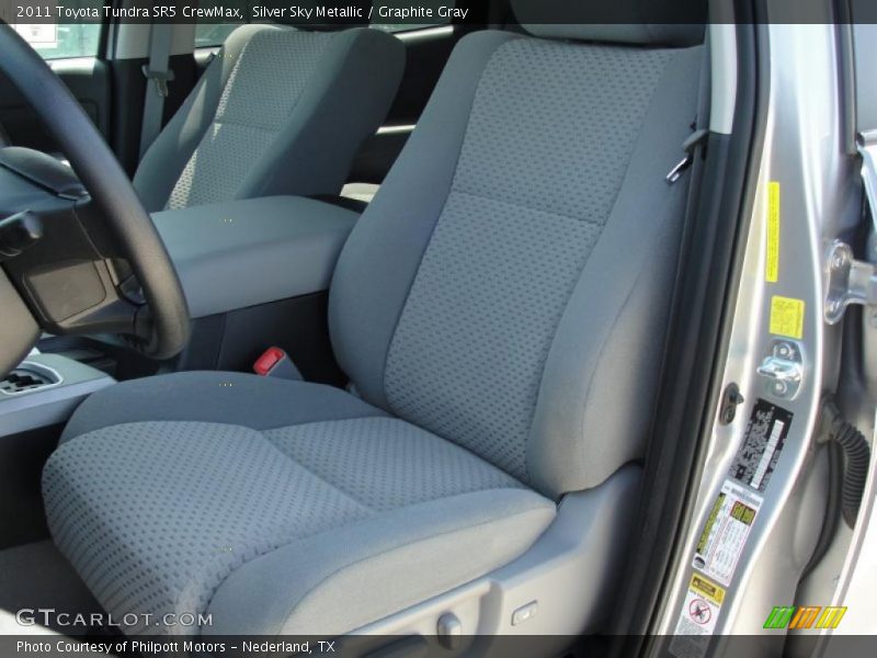Silver Sky Metallic / Graphite Gray 2011 Toyota Tundra SR5 CrewMax