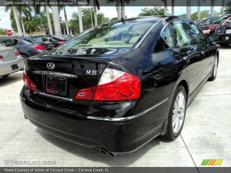 Black Obsidian / Wheat 2008 Infiniti M 35 Sedan