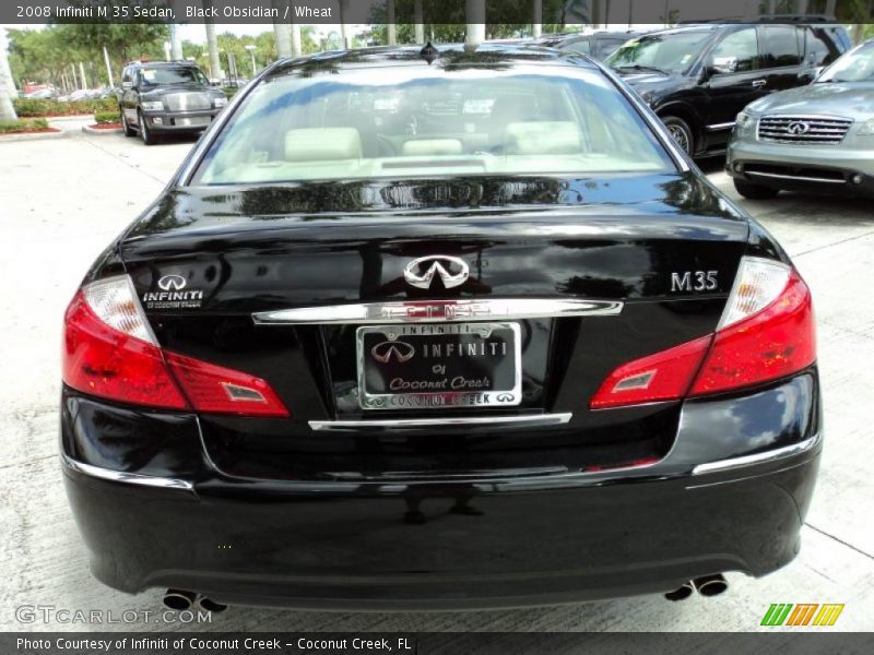 Black Obsidian / Wheat 2008 Infiniti M 35 Sedan