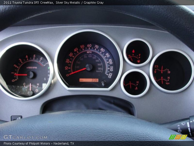 Silver Sky Metallic / Graphite Gray 2011 Toyota Tundra SR5 CrewMax