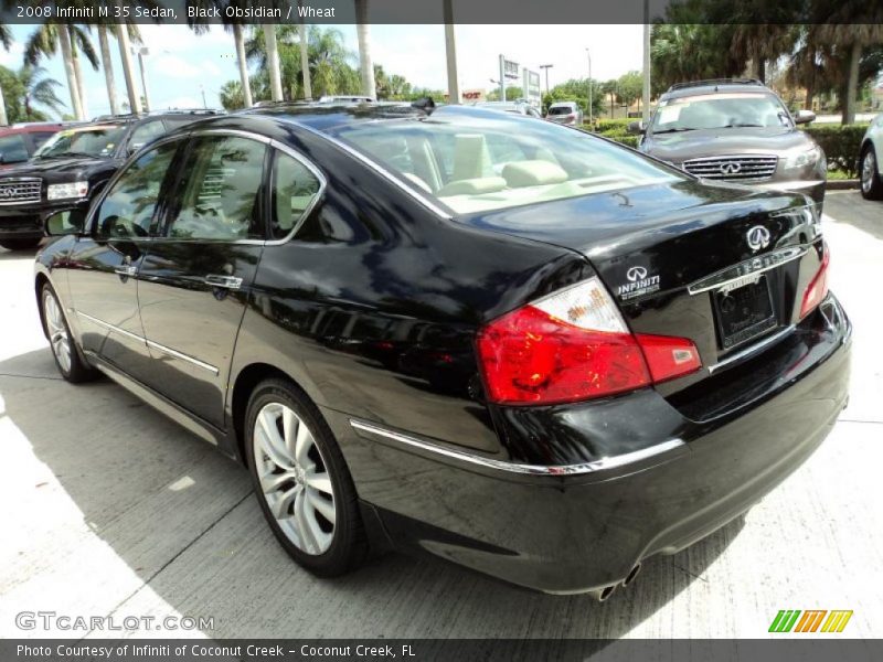 Black Obsidian / Wheat 2008 Infiniti M 35 Sedan