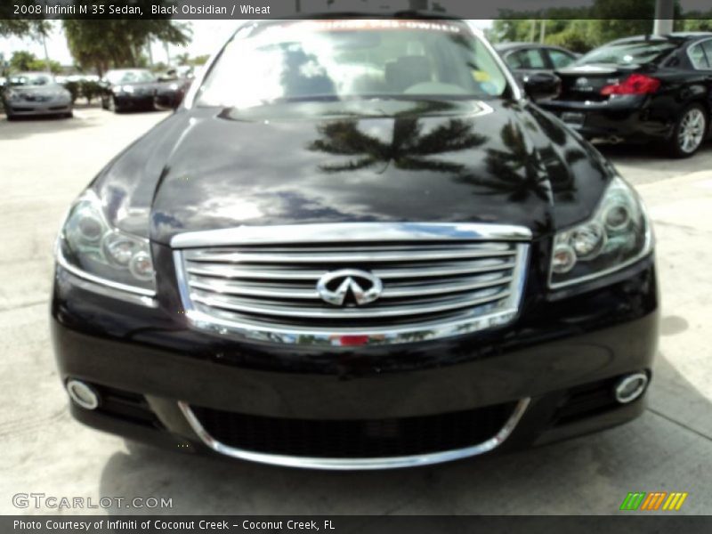 Black Obsidian / Wheat 2008 Infiniti M 35 Sedan