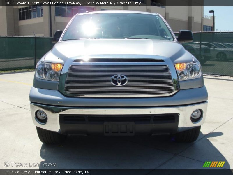 Silver Sky Metallic / Graphite Gray 2011 Toyota Tundra Texas Edition CrewMax