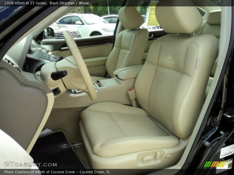 Black Obsidian / Wheat 2008 Infiniti M 35 Sedan