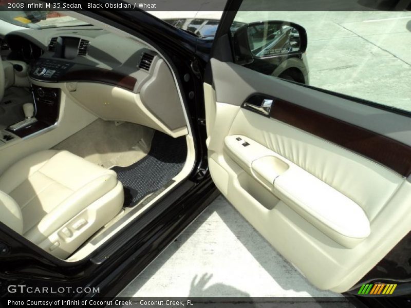 Black Obsidian / Wheat 2008 Infiniti M 35 Sedan