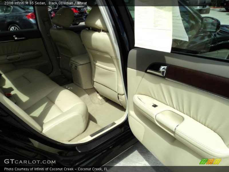 Black Obsidian / Wheat 2008 Infiniti M 35 Sedan