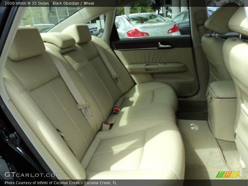 Black Obsidian / Wheat 2008 Infiniti M 35 Sedan