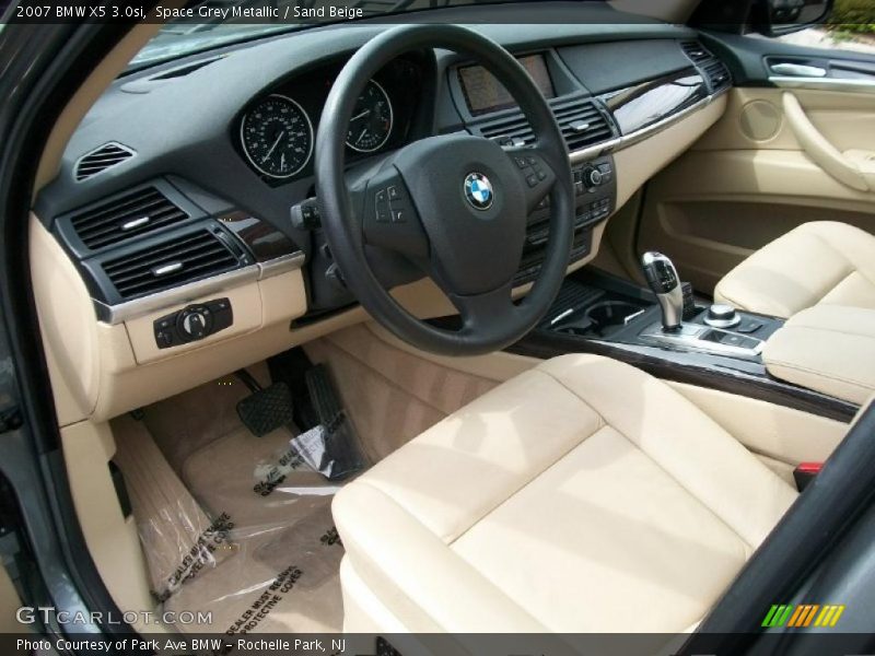 Space Grey Metallic / Sand Beige 2007 BMW X5 3.0si