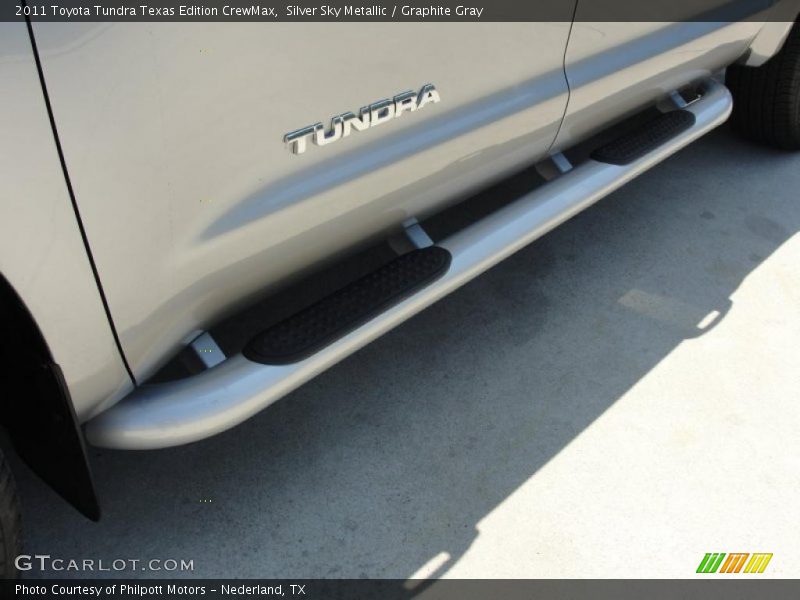 Silver Sky Metallic / Graphite Gray 2011 Toyota Tundra Texas Edition CrewMax