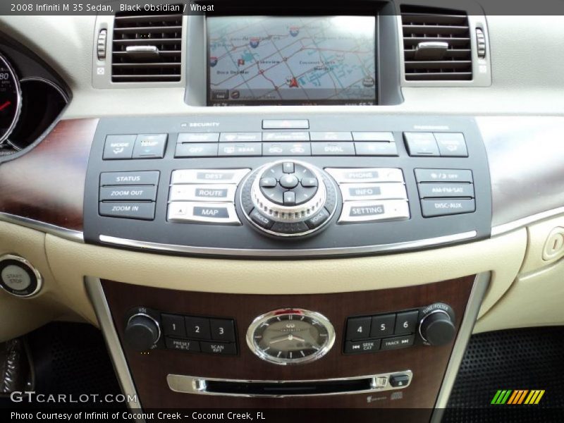 Black Obsidian / Wheat 2008 Infiniti M 35 Sedan