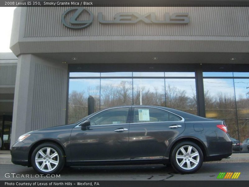 Smoky Granite Mica / Black 2008 Lexus ES 350