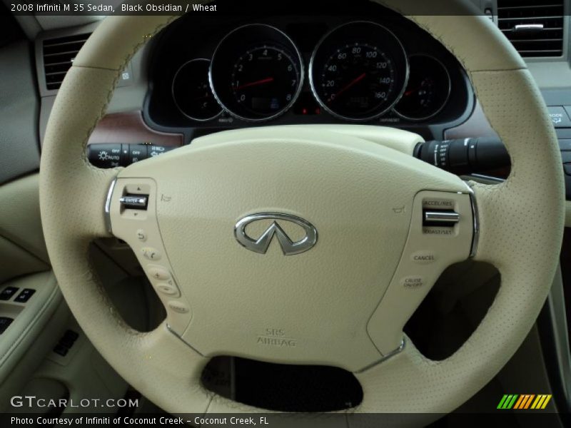 Black Obsidian / Wheat 2008 Infiniti M 35 Sedan