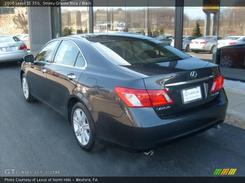 Smoky Granite Mica / Black 2008 Lexus ES 350