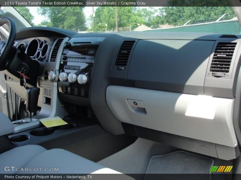 Silver Sky Metallic / Graphite Gray 2011 Toyota Tundra Texas Edition CrewMax