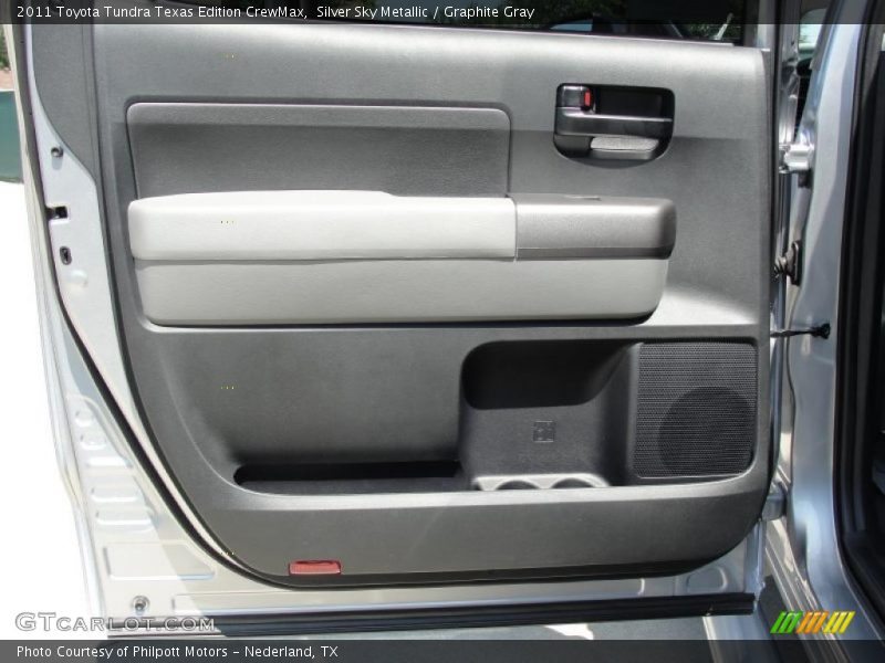 Silver Sky Metallic / Graphite Gray 2011 Toyota Tundra Texas Edition CrewMax