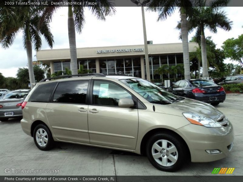 Desert Sand Mica / Taupe 2009 Toyota Sienna XLE