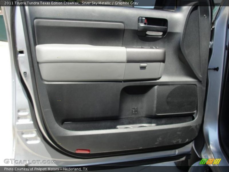 Silver Sky Metallic / Graphite Gray 2011 Toyota Tundra Texas Edition CrewMax