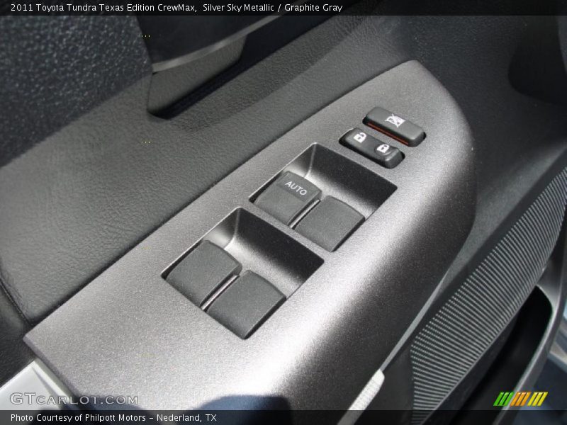Silver Sky Metallic / Graphite Gray 2011 Toyota Tundra Texas Edition CrewMax