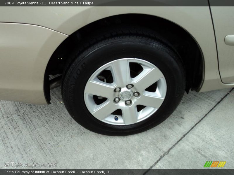 Desert Sand Mica / Taupe 2009 Toyota Sienna XLE