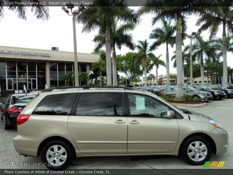 Desert Sand Mica / Taupe 2009 Toyota Sienna XLE