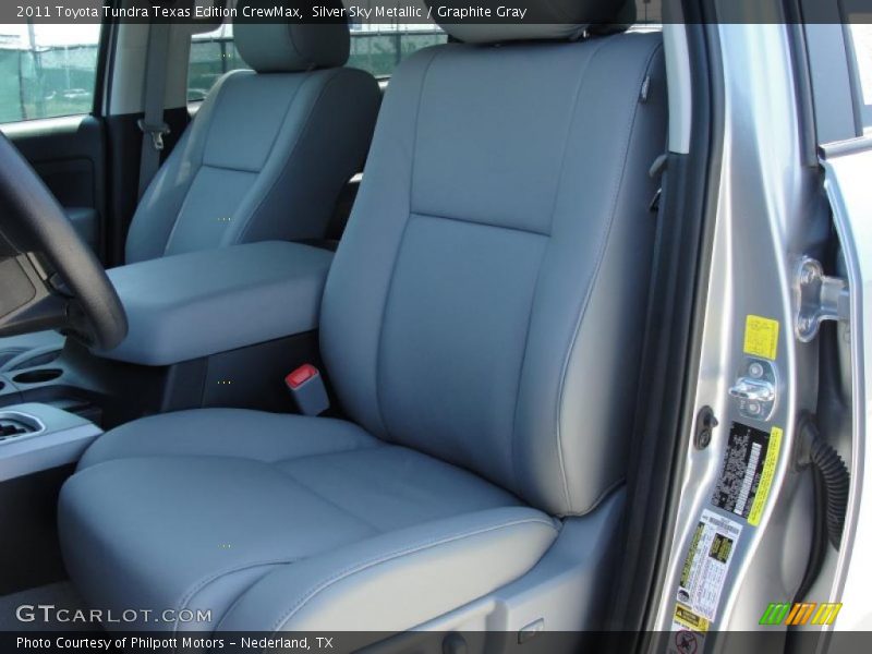 Silver Sky Metallic / Graphite Gray 2011 Toyota Tundra Texas Edition CrewMax