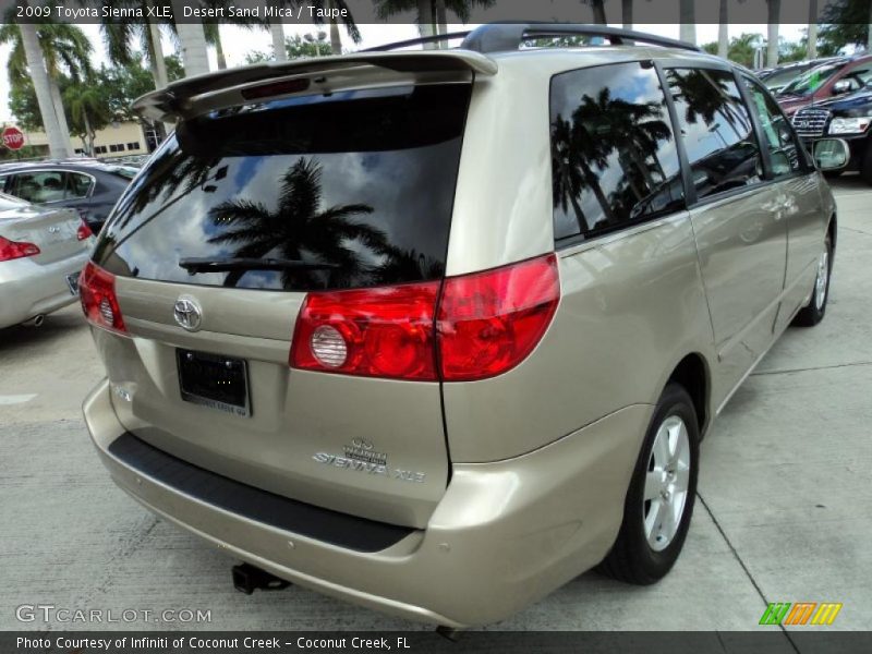 Desert Sand Mica / Taupe 2009 Toyota Sienna XLE